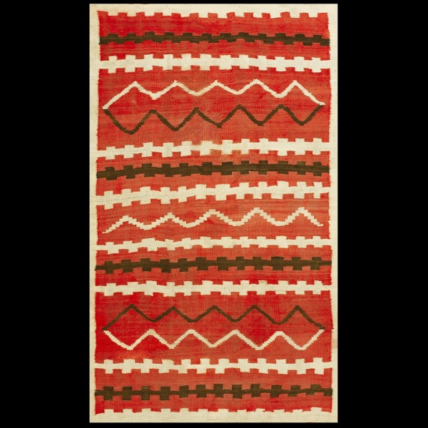 19th Century Transitional Period Navajo Carpet