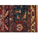 Early 20th Century Persian Silk & Wool Tehran Carpet