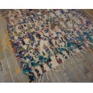 Mid 20th Century Moroccan Boucherouitte Carpet