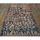 Mid 20th Century Moroccan Boucherouitte Carpet