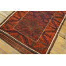 Late 19th Century N.E. Persian Baluch Carpet 