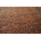 Mid 19th Century W. Persian Bijar Carpet