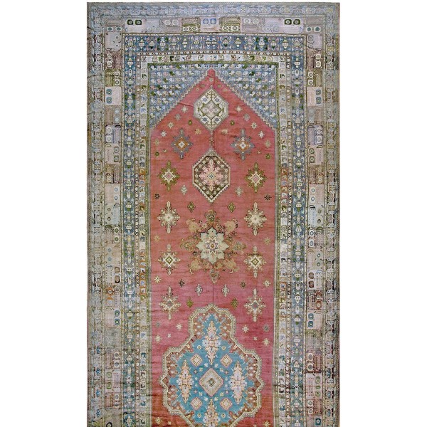 Late 19th Century Moroccan Rabat Carpet