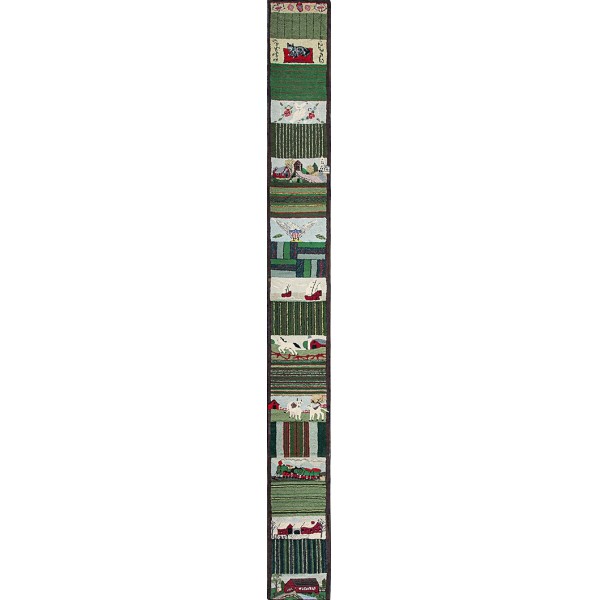Mid-20th Pictorial Century American Hooked Rug