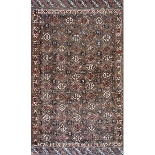 19th Century Central Asian Chodor Turkmen Carpet