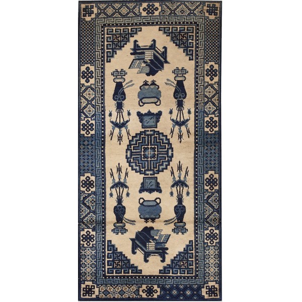 Early 20th Century N. Chinese Baotou Carpet