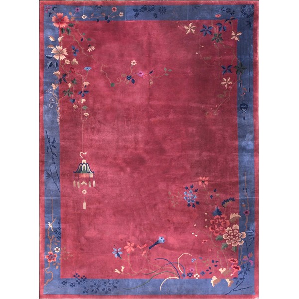 1920s Chinese Art Deco Carpet 