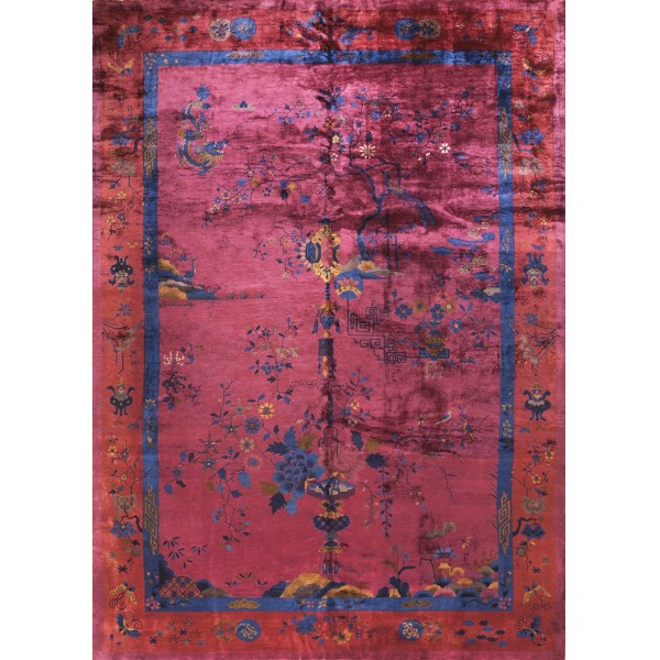 1920s Chinese Art Deco Carpet 