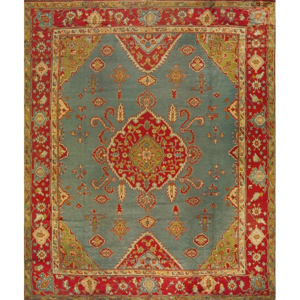Late 19th Century Turkish Oushak Carpet 