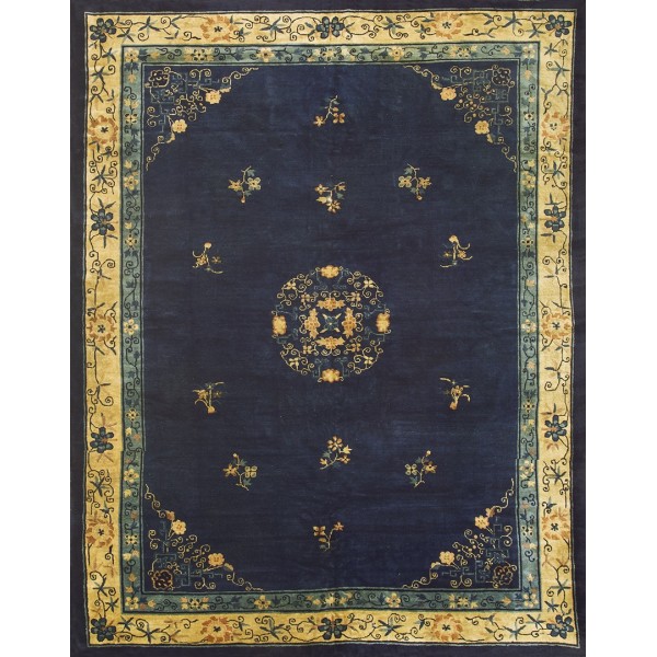 Early 20th Century Chinese Peking Carpet