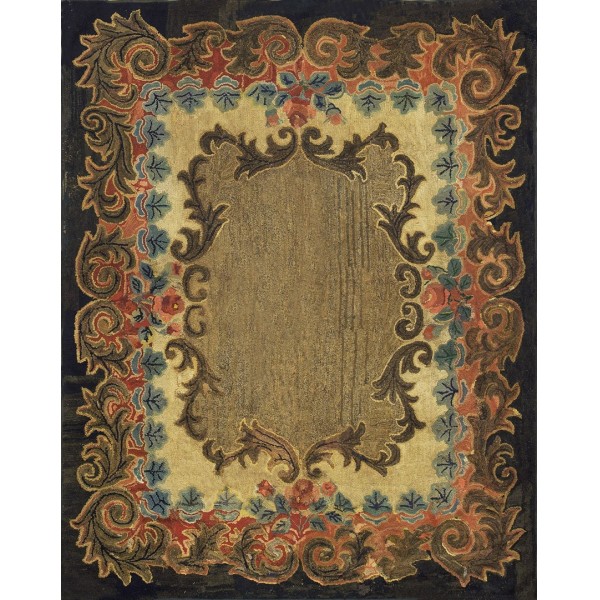 Late 19th Century American Hooked Rug