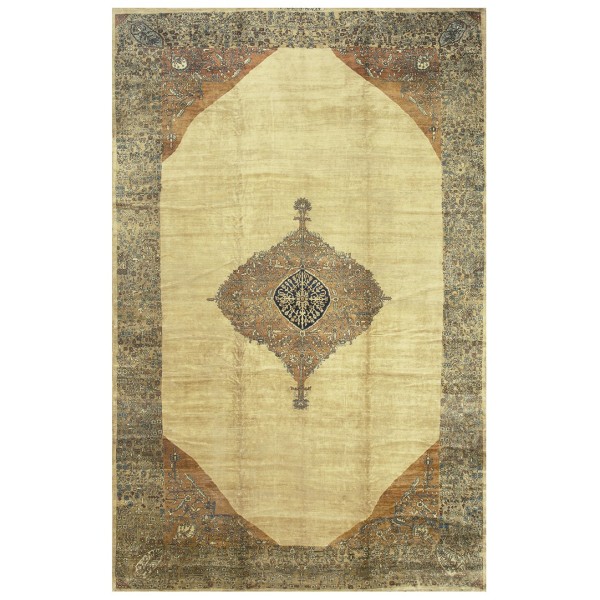 19th Century Persian Sarouk Farahan Carpet 