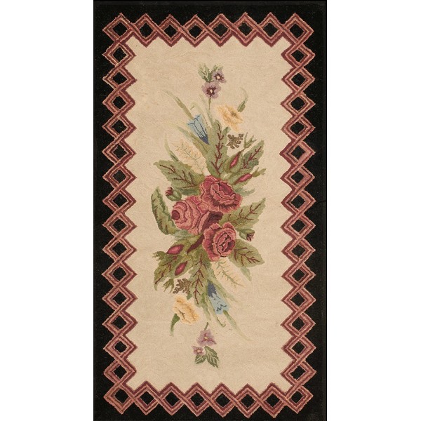 American Hooked Rug #17207