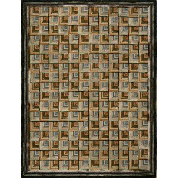 American Hooked Rug #17881