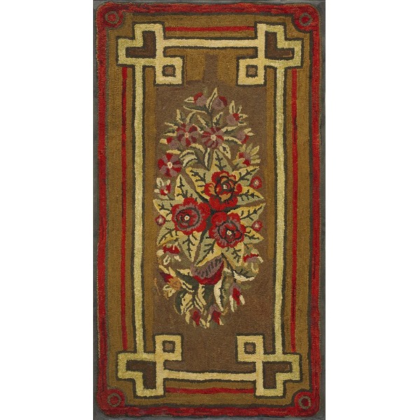 American Hooked Rug #19357