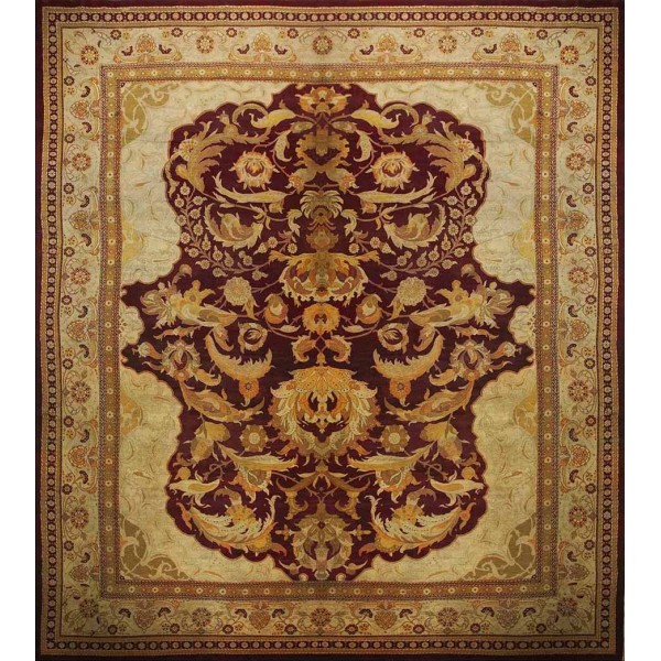 19th Century N. Indian Amritsar Carpet 