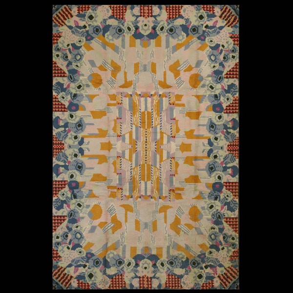 1930s French Art Deco Carpet Designed by Maurice Dufrenne