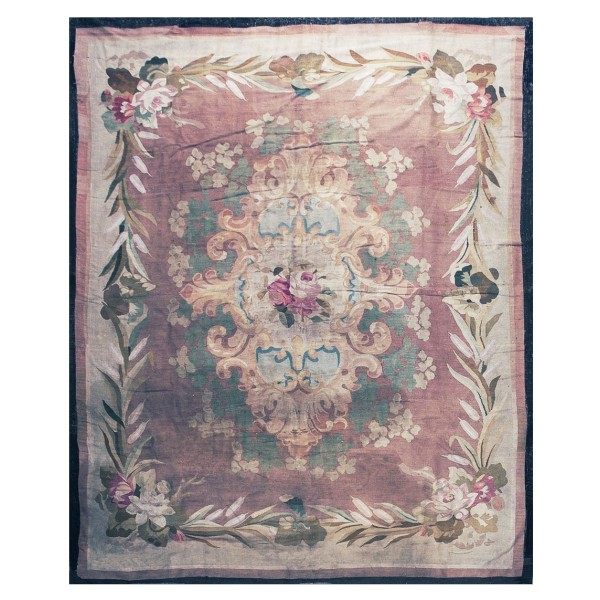 19th Century French Aubusson Napoleon III Carpet