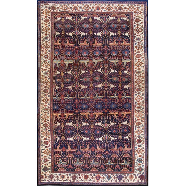 19th Century W. Persian Bijar Carpet