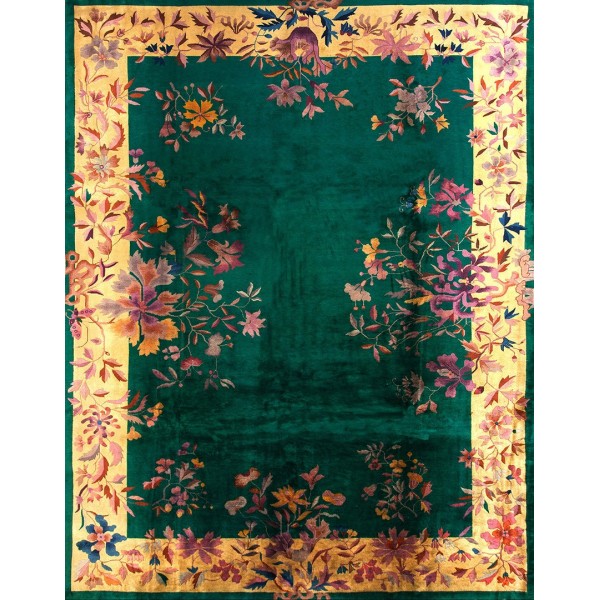 1920s Chinese Art Deco Carpet 