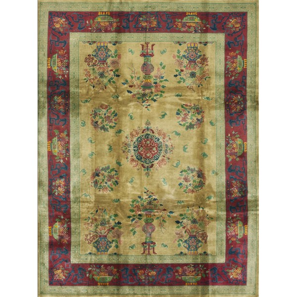 1920s Chinese Art Deco Carpet 