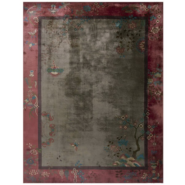 1920s Chinese Art Deco Carpet 