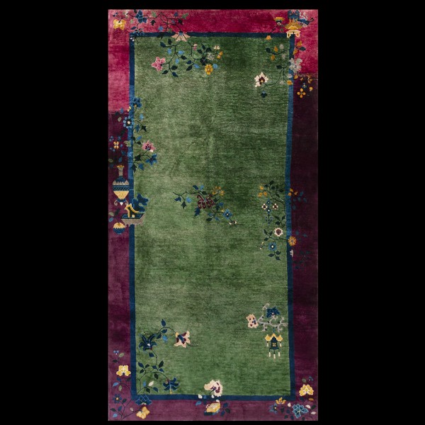 1920s Chinese Art Deco Carpet 