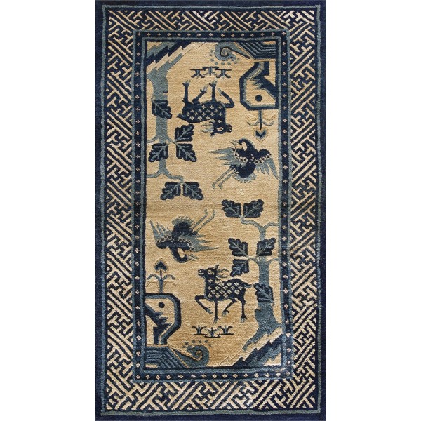 1920s Chinese Baotou Rug 