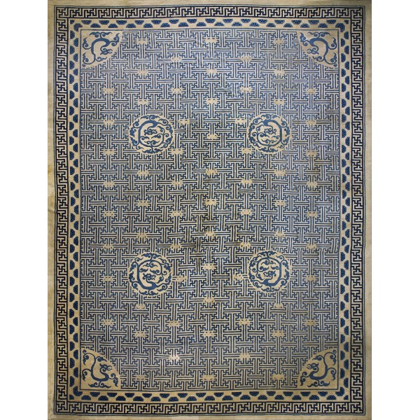 19th Century Chinese Peking Carpet 