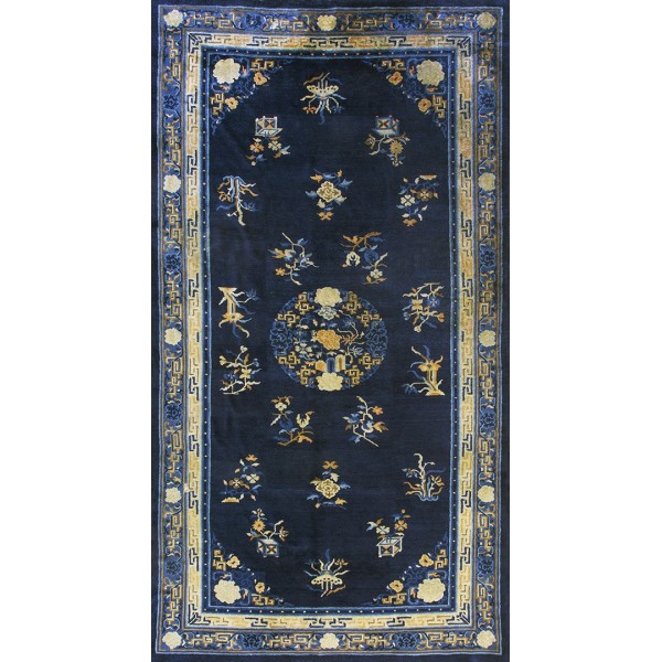 19th Century Chinese Peking Gallery Carpet 