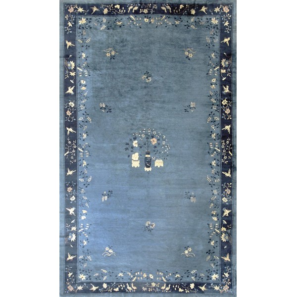 Early 20th Century Chinese Peking Carpet 