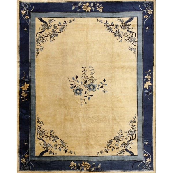 Early 20th Century Chinese Peking Carpet 