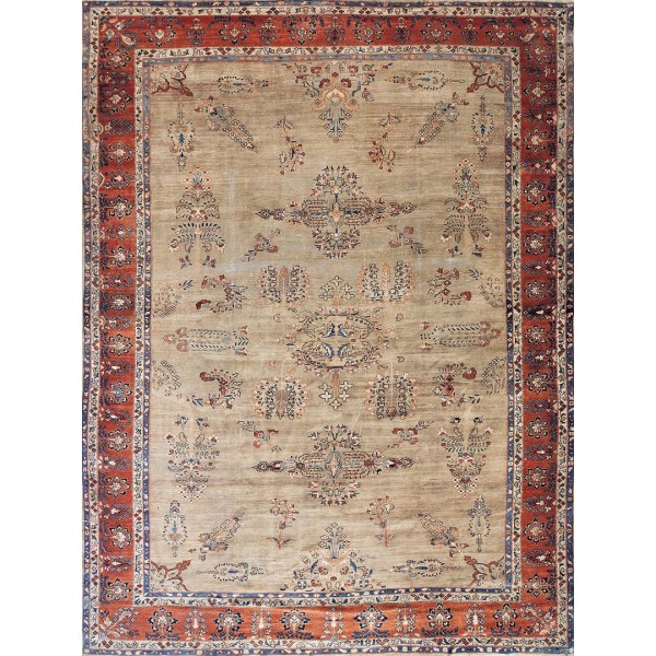 Late 19th Century Persian Farahan Carpet 