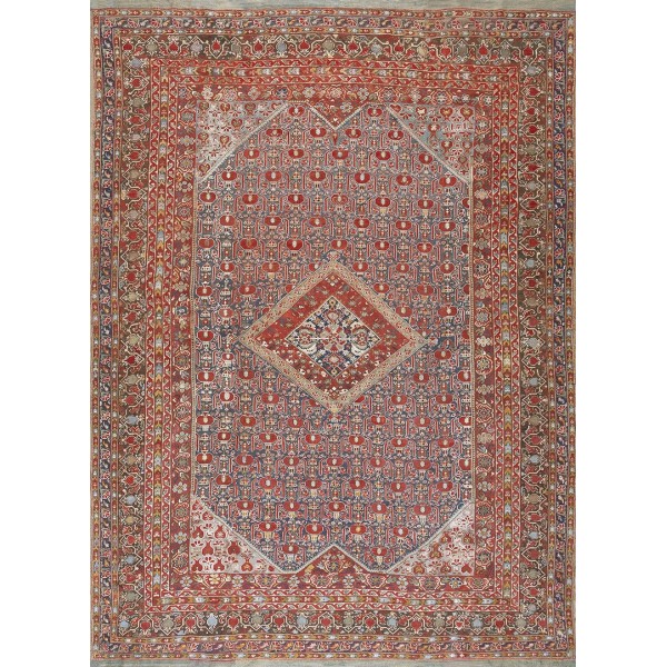 Mid 18th Century Turkish Ghiordes Courtt Carpet