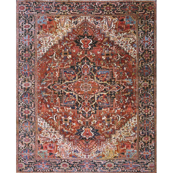 1930s N.W. Persian Heriz Carpet 