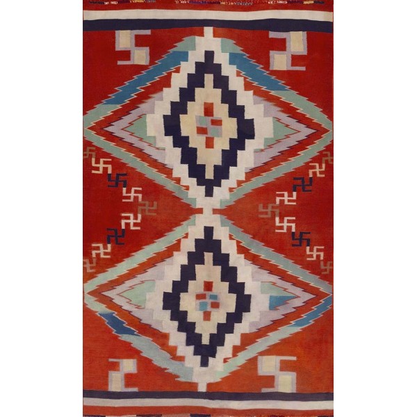 Late 19th Century American Navajo Germantown Carpet