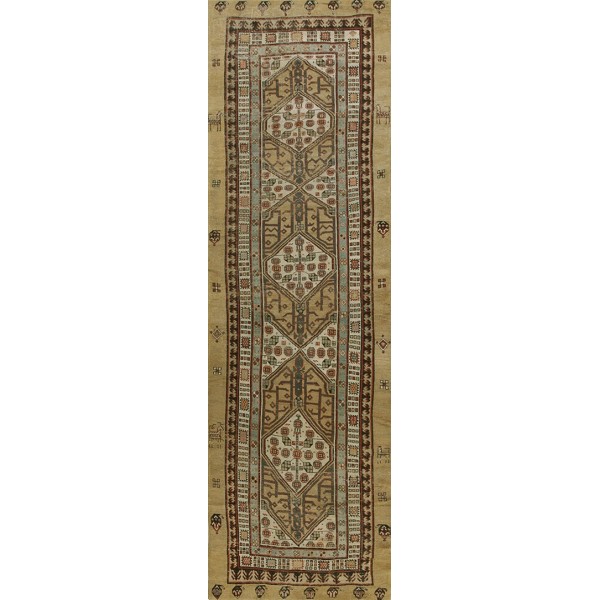 Late 19th Century Persian Serab Runner Carpet 