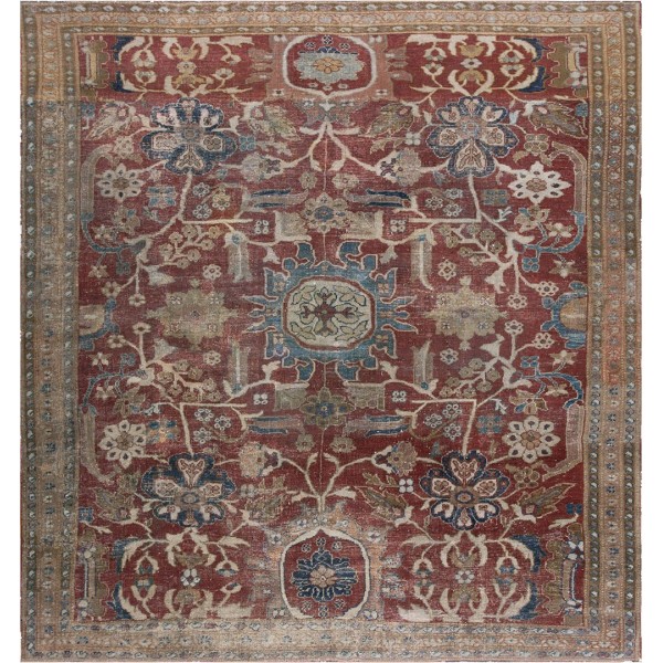 19th Century Persian Ziegler Sultanabad Carpet