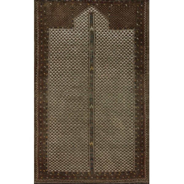 19th Century Central Asian Ersari Prayer Rug 