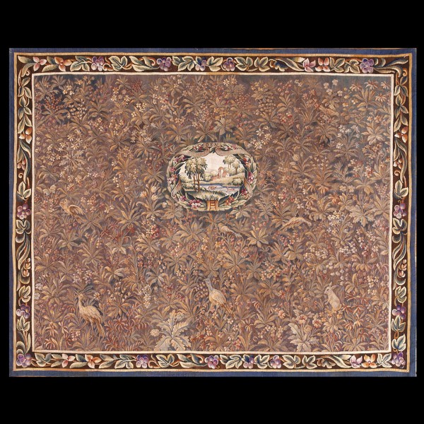 Antique Tapestry Rug - 40-1721 | European | 5' 5