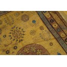 Early 19th Century Central Asian Chinese Khotan Carpet