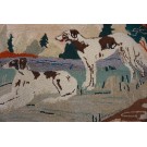 American Hooked Rug #18374