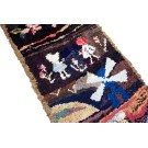 Early 20th Century Pictorial American Hooked Rug 