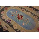 1930s Oval American Hooked Rug