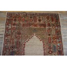 19th Century Turkish Oushak Ghiordes Prayer Carpet