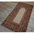 19th Century Turkish Oushak Ghiordes Prayer Carpet