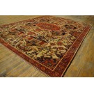  19th Century Persian Malayer Pictorial Carpet