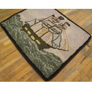 Mid 20th Century Nautical American Hooked Rug 