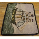Mid 20th Century Nautical American Hooked Rug 
