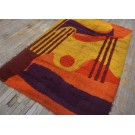 Vintage 1960s Swedish Mid-Century Modern Rya Carpet